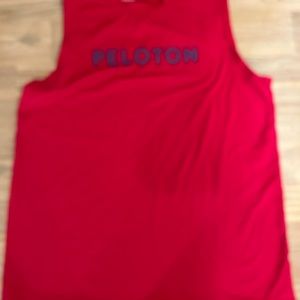 Peloton, tank top, red, size small